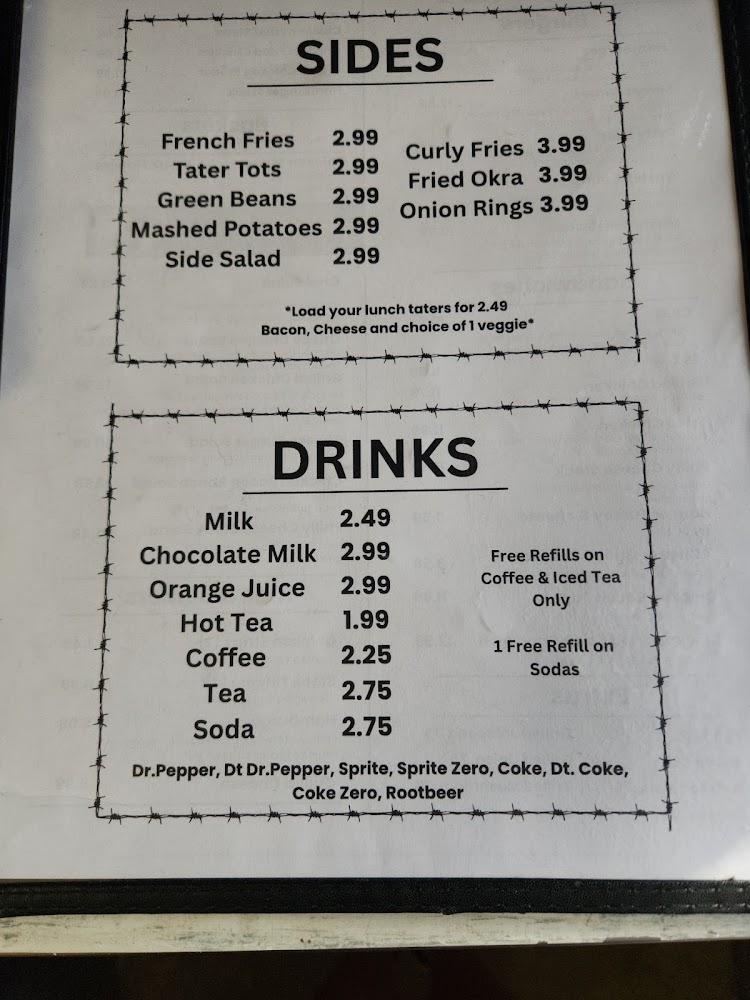 The Yantis Cafe Menu image 1