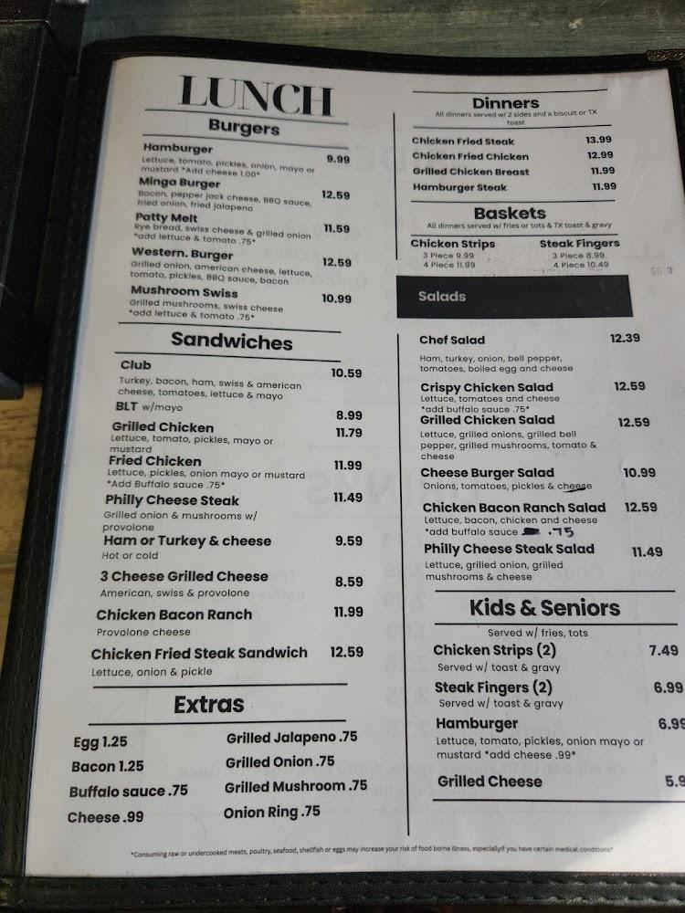 The Yantis Cafe Menu image 2